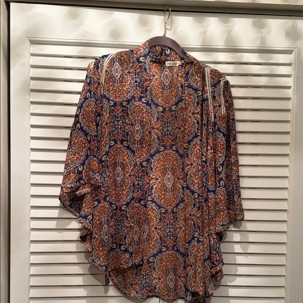 Bohemian Paisley Print Women's Top